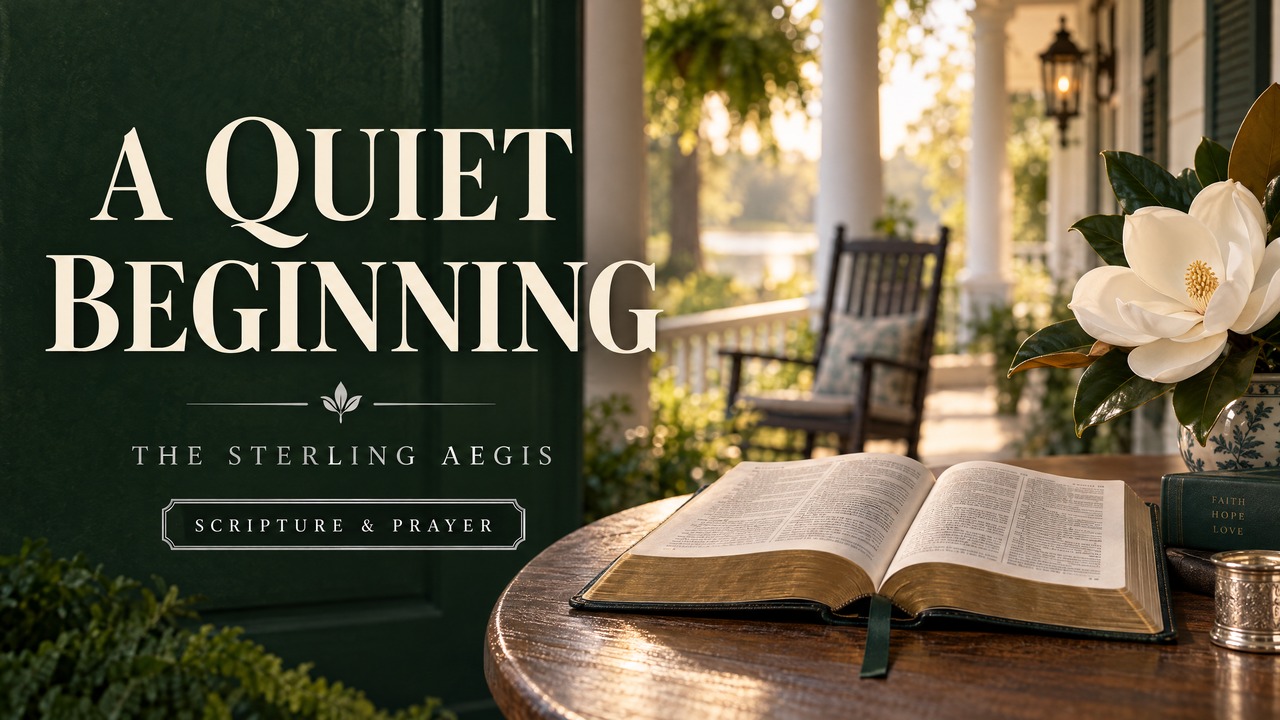 A Quiet Beginning — The Sterling Aegis devotional cover